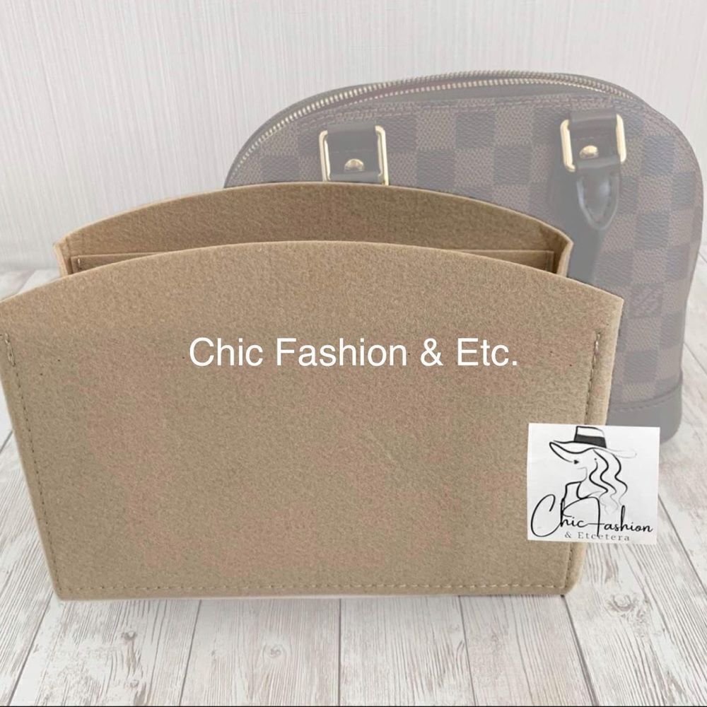 Felt Purse Insert for LV Alma BB Organizer Insert Shell Tote Organizer